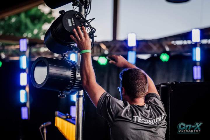 Éclairage de scène par On-X Evénement Québec