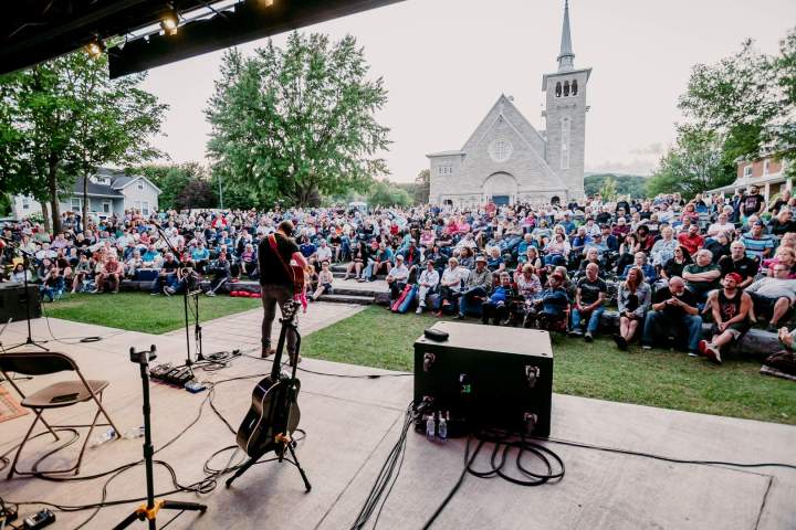 show de la ville en extérieur Québec