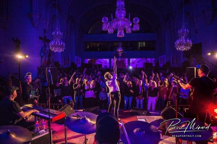 spectacle dans une église Québec